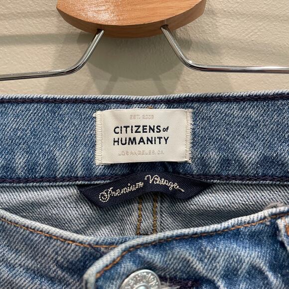 Citizens of Humanity Emerson Slim Boyfriend Jeans in Meadow Blue - Size: 29 - Picture 3 of 10